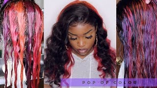 Pop Of Color On Best Full Lace Wig !! |  Ygwigs