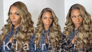 Wig Show & Tell | Outre Perfect Hairline 13X5 Hd Lace Frontal Wig - Klair Color Dr4/Brown Sugar Melt