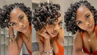 Perm Rod Curls On Medium Locs|| How To Achieve The Curly Fries On Your Locs|| Loc Styles