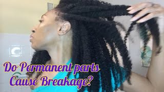 *Requested* How I Prevent Hair Damage With Permanent Parts | Long 4C Hair, Hair Care