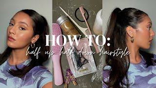 How To: Half Up, Half Down Hairstyle | Sloan Byrd