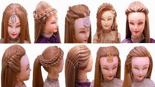 10 Simple Open Hairstyle For Navratri Special L Wedding Hairstyles Kashee'S L Front Variation