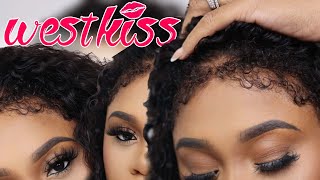 4C  Edges Curly Wig Install |This Is The Only  Wig You Need This Spring!| West Kiss Hair