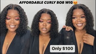 $100 Must Have Curly Lace Closure Wig From Supernova Hair| Beginner Friendly Install