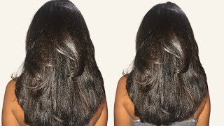 How To Straighten Curly Hair | Diy Blowout & Silk Press On Natural Hair