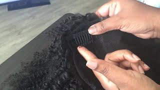 How To Sew Wig Combs Onto Wigs?