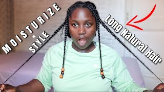Skip Wash Day?!Moisturize Natural Hair For Hair Growth?! + Easy Natural Hairstyle
