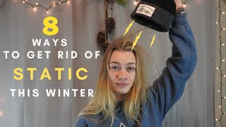 8 Tips On How To Prevent Static In Your Hair.  - Winter Hair Care | 408Beautybygreta
