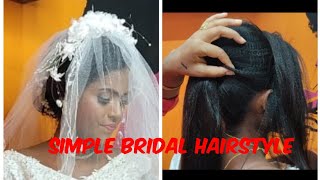 Christian Wedding Hairstyle |Step By Step Hair Tutorial | Simple  Bridal Hairstyle | Romamakeover