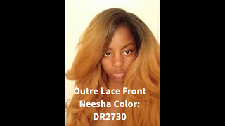 Outre Synthetic L-Part Lace Front Wig - Neesha (Futura) Color: Dr2730
