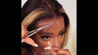 Achieve The Perfect Hairline | Hairvivi Lace Frontal Glueless Wig For Spring #Shorts #Unboxingvideo