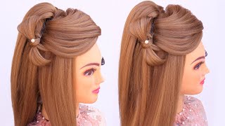 Wedding Hairstyles L Easy Open Hairstyle For Engagement Look L Bridal Hairstyles Kashee'S