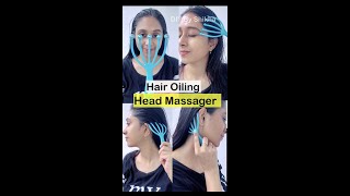 Head Massager Hair Oiling Process/ Scalp Massager *Review*