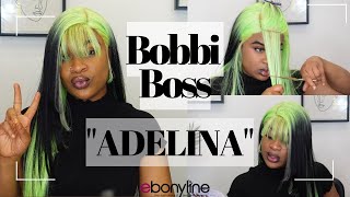Side Part + Bang Jt Inspired Hairstyle "Bobbi Boss Wig Mlf910 Adelina" |Ebonyline.Com