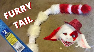 How To Make A Fursuit Tail From A Foam Pool Noodle #Lucylacemaker #Fursuit