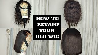 How To Wash Your Old Wig  || Wig Revamp || Linda Ezemedolu