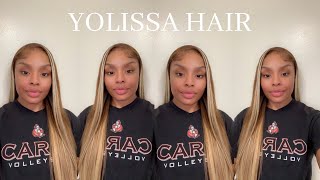 Blonde Highlight Wig Install Ft. Yolissa Hair + Review