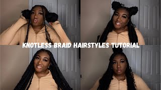 Knotless Braid Hairstyles Tutorial | Easy, Quick & Beginner Friendly