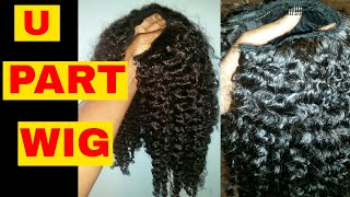 How To Make A U Part Wig With Old Hair || For Beginners