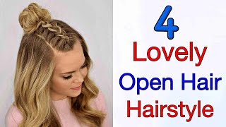 Lovely Trendy Open Hairstyle For Party | Hair Style For Girls