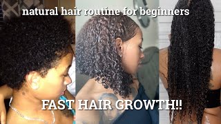 Natural Hair Care For Beginners| My Full Natural Hair Routine