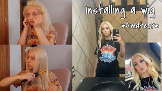 Installing A Wig *Amateur White Girl Edition*