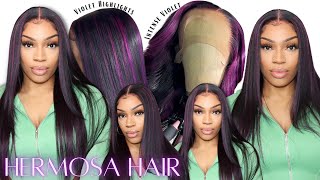 Violet Highlights  Prettiest Violet Trendy Wigs + Giveaway | Hermosa Hair
