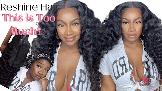 Glueless  Wig Install For Beginners With Pre Cut Lace! No Glue Or Product Needed Ft. #Reshinehair