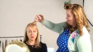 A Simple 50'S Hairstyle Anyone Can Do, In Minutes! The Victory Roll!