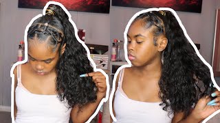Rubber Band Design & Curly Ponytail Tutorial