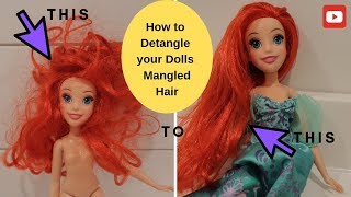 How To Detangle Doll Hair