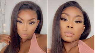 Sleek Straight Lace Front Wig Ft.Celie Hair