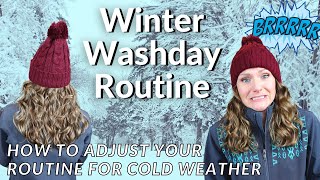Winter Wavy Washday Routine (2A, 2B, 2C Hair)