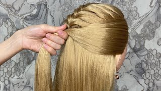Very Easy Hairstyle For Long Hair Girls | Open Hair Hairstyle