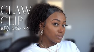 Viral Claw Clip Hairstyle With Clip Ins...It'S Giving Is That Your Hair?! | A Quick + Easy Tuto