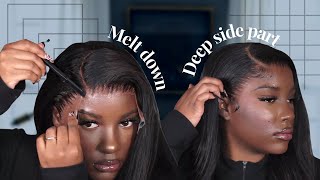 Grwm Melting Down Lace And Styling Deep Side Part Wig