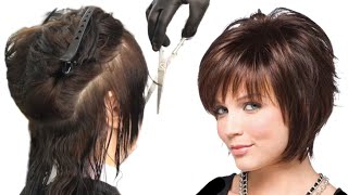 Best Haircut Step By Step For Medium Hair | Haircut For Curly Hair | Haircut Tutorial Eva Lorman