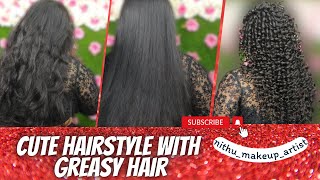 Hair Prep Before Hairstyle| Product Knowledge| Chopstick Curls| Model Shoot| Black Saree Full Look