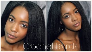 How To: Easy Natural Looking Vixen Crochet Braids + How To Straighten & Blend Kanekalon Hair