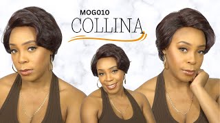 Bobbi Boss Human Hair Blend Wig - Mog010 Collina --/Wigtypes.Com
