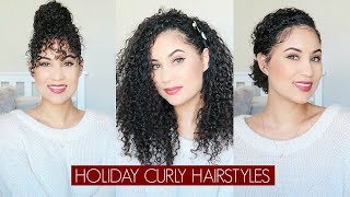 Holiday Inspired Curly Hairstyles