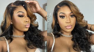 The Perfect Pre-Styled Glueless Closure Wig For All My Low Maintenance Girls! Ft Luvme Hair