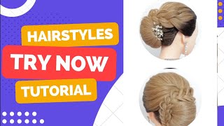 Latest New  Twisted Jude Bun  Hairstyle | Easy Hairstyle For Girls | Bun Hairstyles..