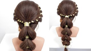 New Wedding Hairstyle For Long Hair. Braided Hairstyle.