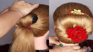 Beautiful Cute Rubber Band Hairstyle