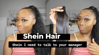 Reviewing Shein Ponytails!! | $2 Ponytail Is It Worth It? | Affordable Hair| Must Haves