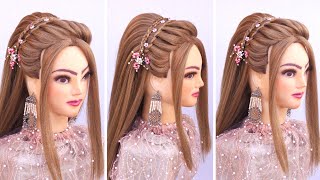 Wedding Hairstyles For Long Hair L Bridal Hairstyles Kashee'S L Reception Look L Walima Hairsty