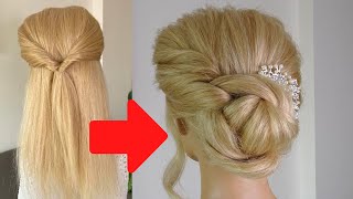 Easy Low Bun - Prom Wedding Hair Tutorial