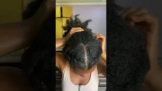 Easy And Simple Style Natural Hair Style #Shorts