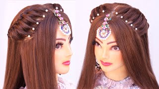 2 Simple Open Hairstyle For Girls L Bridal Puff Hairstyles L Wedding Hairstyles L Kashees Hairstyles